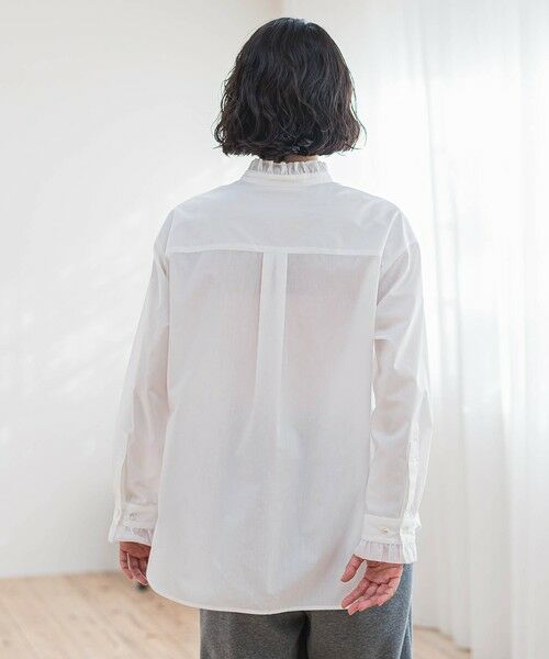 la.f... / ラ・エフ シャツ・ブラウス | ネックフリルブラウス | 詳細13