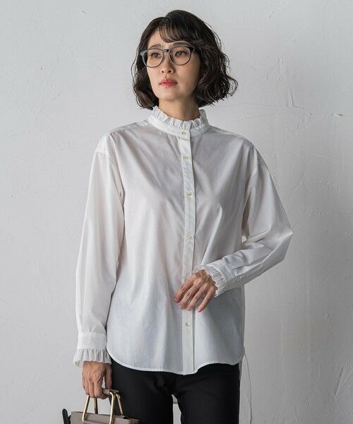 la.f... / ラ・エフ シャツ・ブラウス | ネックフリルブラウス | 詳細8