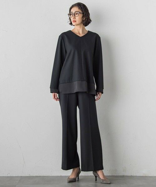 la.f... / ラ・エフ シャツ・ブラウス | ピクシエスタVネックブラウス≪洗濯機で洗える≫ | 詳細4