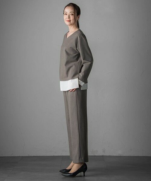 la.f... / ラ・エフ シャツ・ブラウス | ピクシエスタVネックブラウス≪洗濯機で洗える≫ | 詳細24