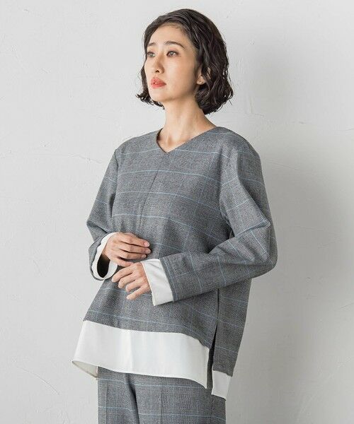 la.f... / ラ・エフ シャツ・ブラウス | ピクシエスタVネックブラウス≪洗濯機で洗える≫ | 詳細28