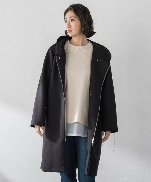 la.f... / ラ・エフ ダッフルコート | 【WEB限定】2wayダンボールショールフードコート | 詳細4