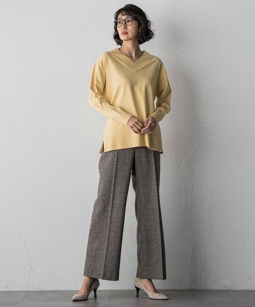 la.f... / ラ・エフ その他パンツ | ウールラメシャンブレーパンツ | 詳細4