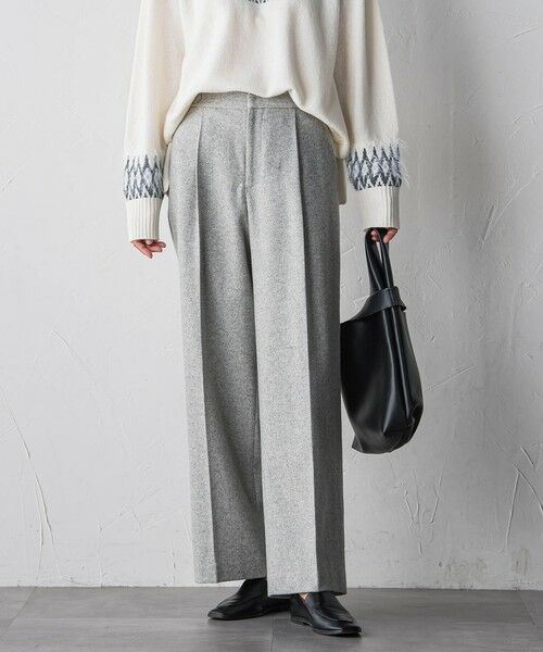 la.f... / ラ・エフ その他パンツ | ウールラメシャンブレーパンツ | 詳細8