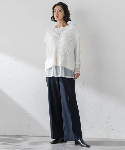 la.f... / ラ・エフ その他パンツ | エクセレントウォーム裏起毛ワイドパンツ | 詳細10