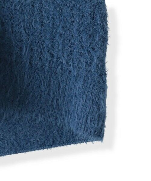 la.f... / ラ・エフ ダウンジャケット・ベスト | 透かしフェザーニットジレ | 詳細14