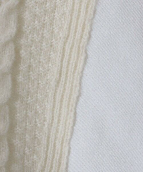la.f... / ラ・エフ ニット・セーター | ハミルトンケーブル切り替えニット | 詳細4