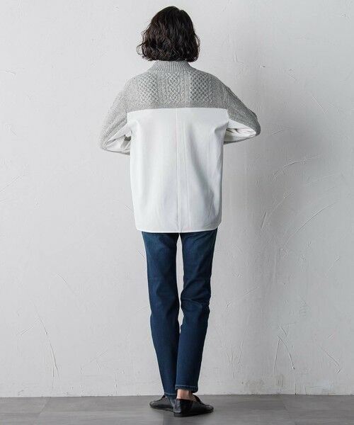 la.f... / ラ・エフ ニット・セーター | ハミルトンケーブル切り替えニット | 詳細14