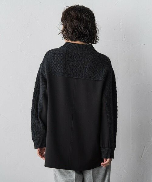 la.f... / ラ・エフ ニット・セーター | ハミルトンケーブル切り替えニット | 詳細19