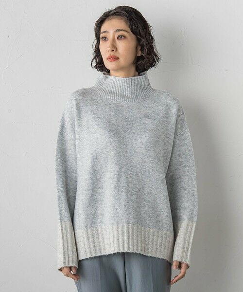 la.f... / ラ・エフ ニット・セーター | 【WEB限定】""ふんわり配色の""もっちりハイネックニット | 詳細20