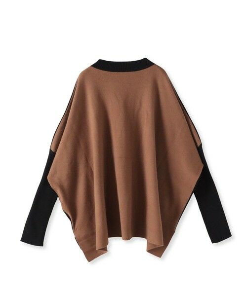 la.f... / ラ・エフ ニット・セーター | 【WEB限定】""前後で印象が変わる""ドルマンバイカラーニット | 詳細24