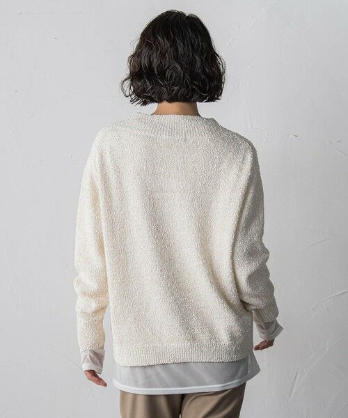 la.f... / ラ・エフ ニット・セーター | ツヤモールVネックニット | 詳細3