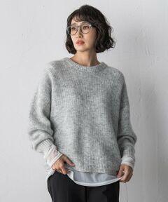 la.f... / ラ・エフ ニット・セーター | モヘヤスパンコールニット