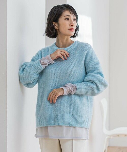 la.f... / ラ・エフ ニット・セーター | モヘヤスパンコールニット | 詳細20