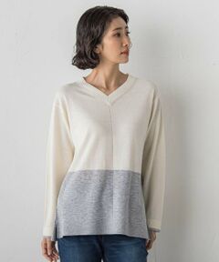 la.f... / ラ・エフ ニット・セーター | ファインウールVネックニット