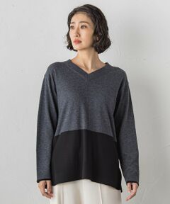 la.f... / ラ・エフ ニット・セーター | ファインウールVネックニット