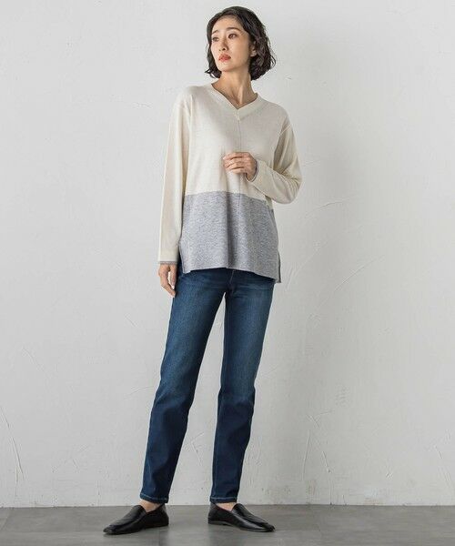 la.f... / ラ・エフ ニット・セーター | ファインウールVネックニット | 詳細16