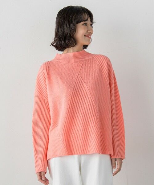 la.f... / ラ・エフ ニット・セーター | ヘリンボーンニット | 詳細4