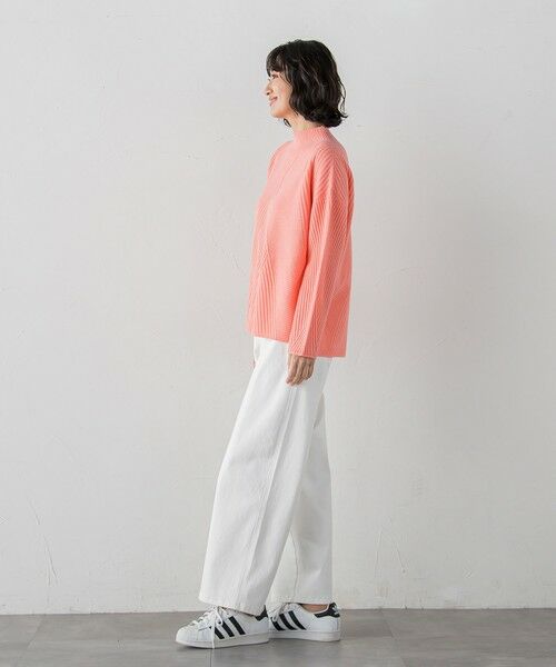 la.f... / ラ・エフ ニット・セーター | ヘリンボーンニット | 詳細7