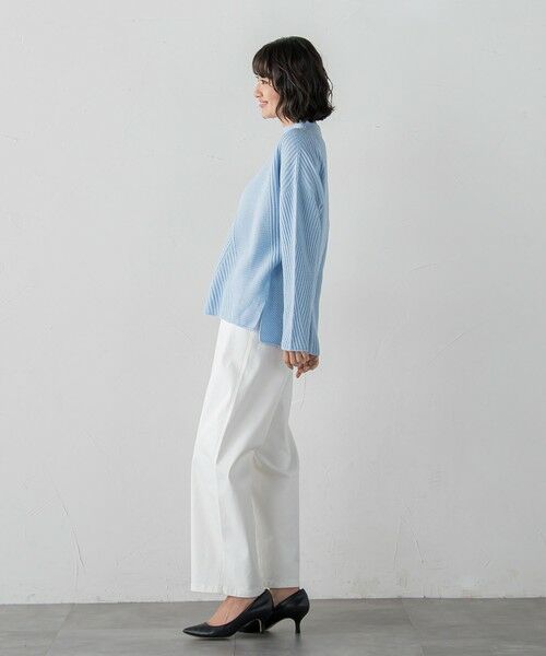 la.f... / ラ・エフ ニット・セーター | ヘリンボーンニット | 詳細12