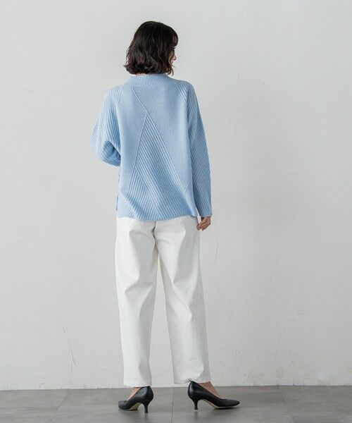 la.f... / ラ・エフ ニット・セーター | ヘリンボーンニット | 詳細13