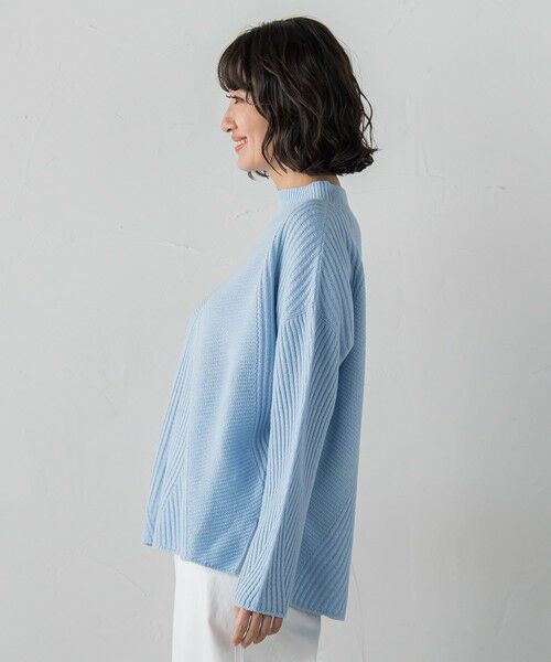 la.f... / ラ・エフ ニット・セーター | ヘリンボーンニット | 詳細9