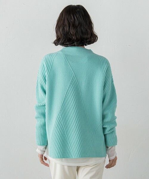 la.f... / ラ・エフ ニット・セーター | ヘリンボーンニット | 詳細18