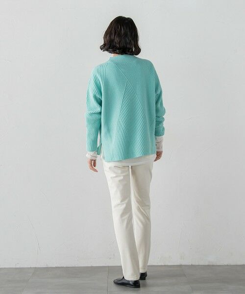 la.f... / ラ・エフ ニット・セーター | ヘリンボーンニット | 詳細20