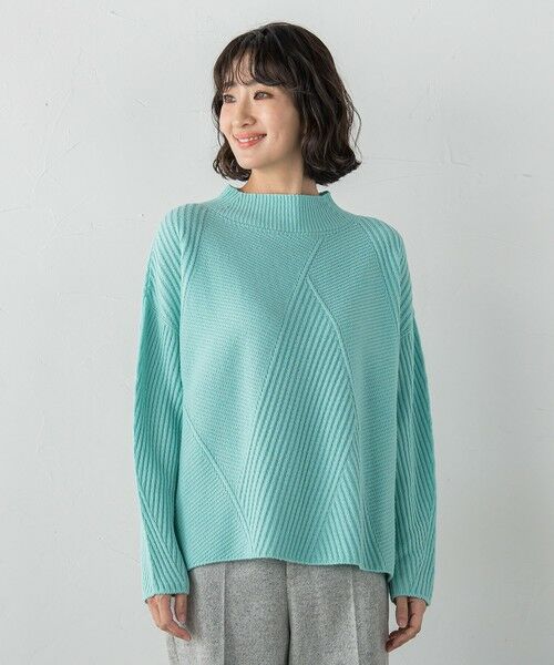 la.f... / ラ・エフ ニット・セーター | ヘリンボーンニット | 詳細21