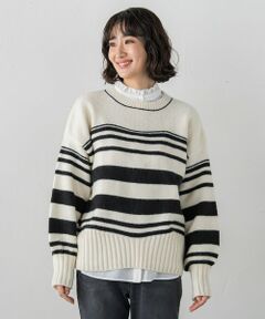 la.f... / ラ・エフ ニット・セーター | 【WEB限定】ランダムボーダーニット