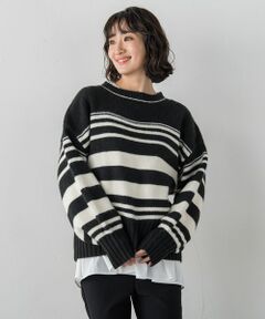 la.f... / ラ・エフ ニット・セーター | 【WEB限定】ランダムボーダーニット