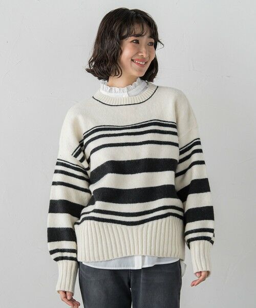 la.f... / ラ・エフ ニット・セーター | 【WEB限定】ランダムボーダーニット | 詳細1