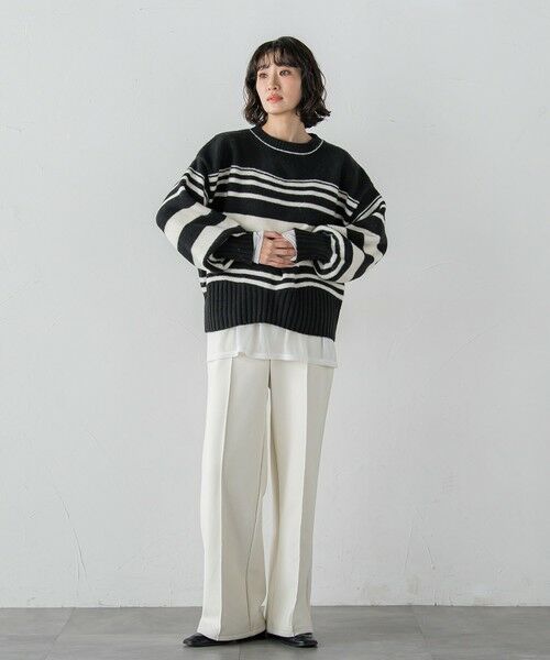 la.f... / ラ・エフ ニット・セーター | 【WEB限定】ランダムボーダーニット | 詳細19