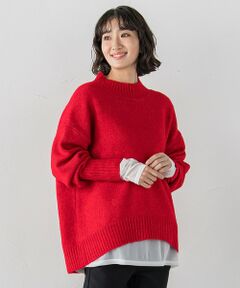 la.f... / ラ・エフ ニット・セーター | 【WEB限定】ヤクライクモックネックニット