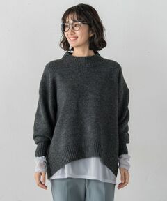 la.f... / ラ・エフ ニット・セーター | 【WEB限定】ヤクライクモックネックニット