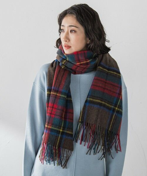 la.f... / ラ・エフ その他 | チェックマフラー（ブラウン系その他）