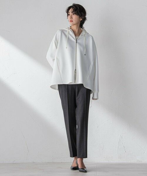 la.f... / ラ・エフ カットソー | ストレッチダンボールジップパーカー | 詳細14