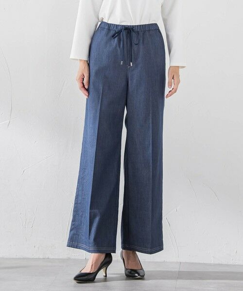 la.f... / ラ・エフ デニムパンツ | セルロースデニムワイドパンツ | 詳細22