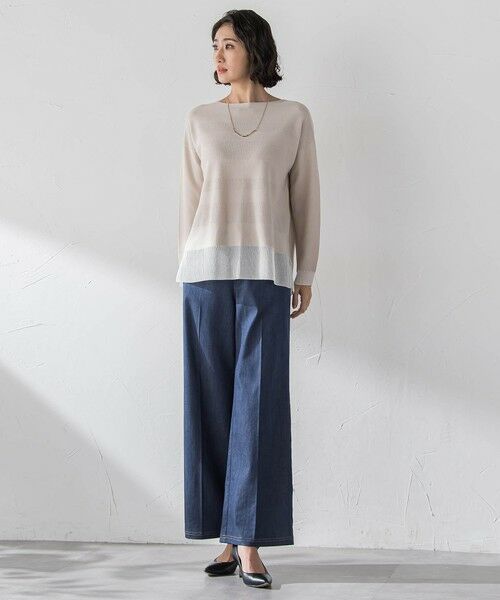 la.f... / ラ・エフ デニムパンツ | セルロースデニムワイドパンツ | 詳細27