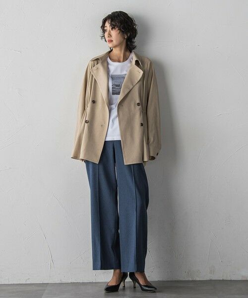 la.f... / ラ・エフ テーラードジャケット | シャンブレーショートトレンチ | 詳細20