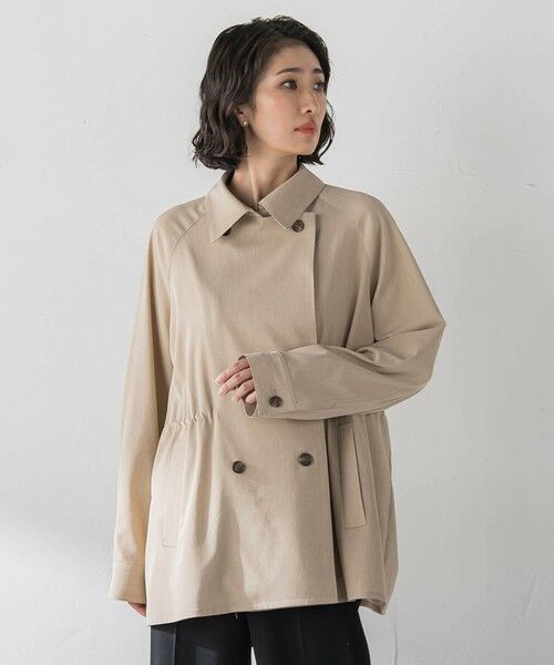 la.f... / ラ・エフ テーラードジャケット | シャンブレーショートトレンチ | 詳細21