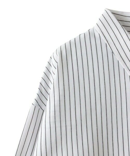 la.f... / ラ・エフ シャツ・ブラウス | ドビーストライプシャツ | 詳細17