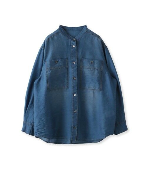 la.f... / ラ・エフ シャツ・ブラウス | シアーデニムシャツ | 詳細7