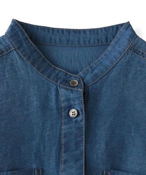 la.f... / ラ・エフ シャツ・ブラウス | シアーデニムシャツ | 詳細8