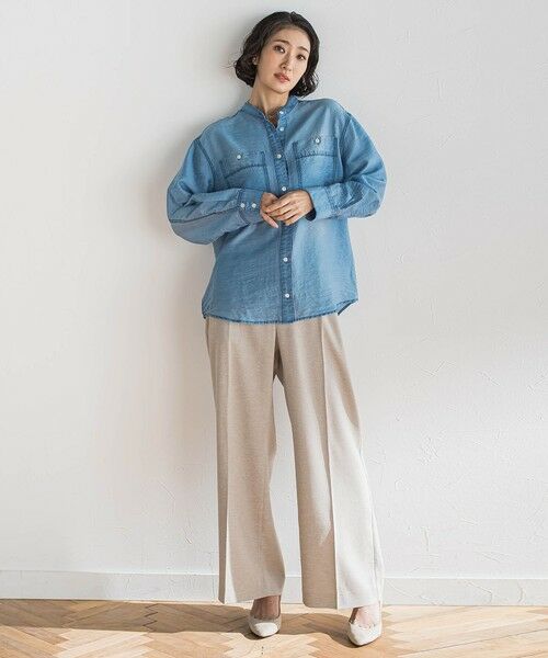 la.f... / ラ・エフ シャツ・ブラウス | シアーデニムシャツ | 詳細17