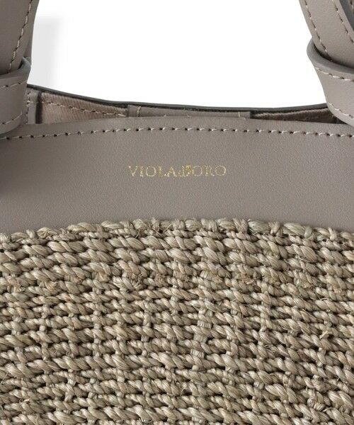 la.f... / ラ・エフ その他小物 | 【VIOLAd'ORO】レザーハンドルかごバッグ | 詳細13