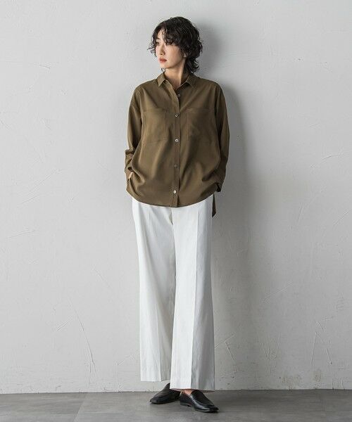 la.f... / ラ・エフ その他パンツ | 【WEB限定/+5cm丈長め】シェルタリングワイドパンツ | 詳細7