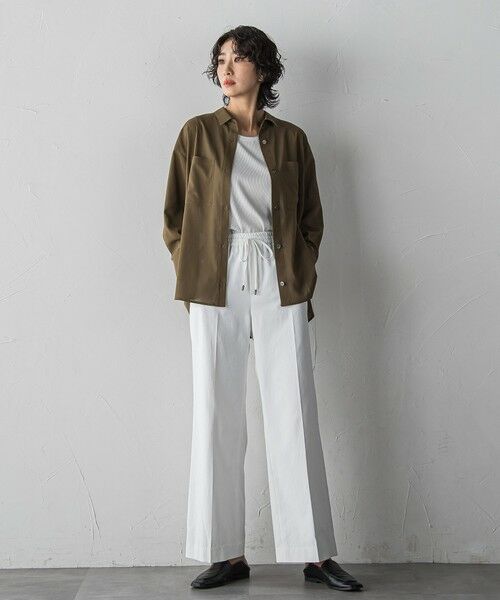 la.f... / ラ・エフ その他パンツ | 【WEB限定/+5cm丈長め】シェルタリングワイドパンツ | 詳細8