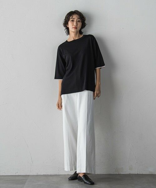 la.f... / ラ・エフ その他パンツ | 【WEB限定/+5cm丈長め】シェルタリングワイドパンツ | 詳細6