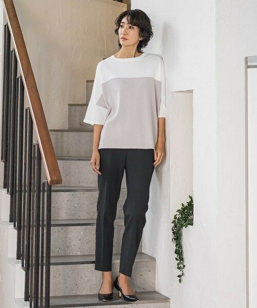 la.f... / ラ・エフ その他パンツ | 【WEB限定/+5cm丈長め】シェルタリングテーパードパンツ | 詳細17